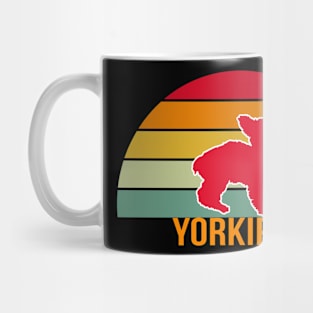Yorkipoo Vintage Silhouette Mug